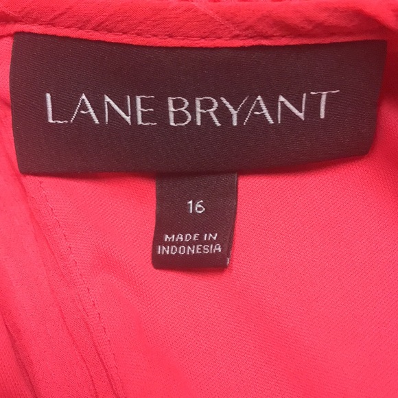 Lane Bryant cold shoulder crinkle top. 16. EUC. - Picture 5 of 7